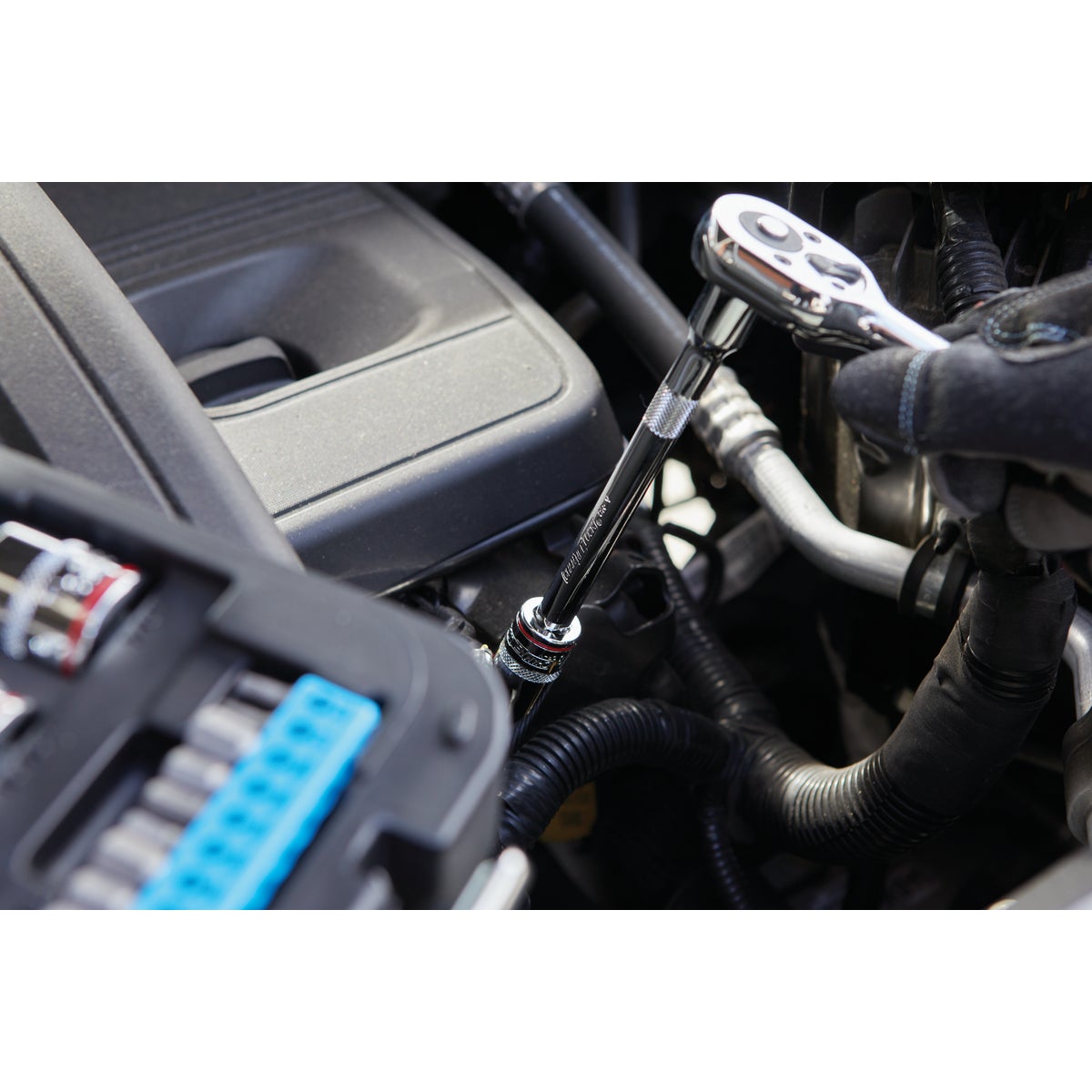 Channellock Metric 1/4 In. Drive 6-Point Shallow Socket Set (10-Piece) Image 6