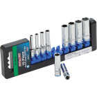Channellock Metric 1/4 In. Drive 6-Point Deep Socket Set (10-Piece) Image 1