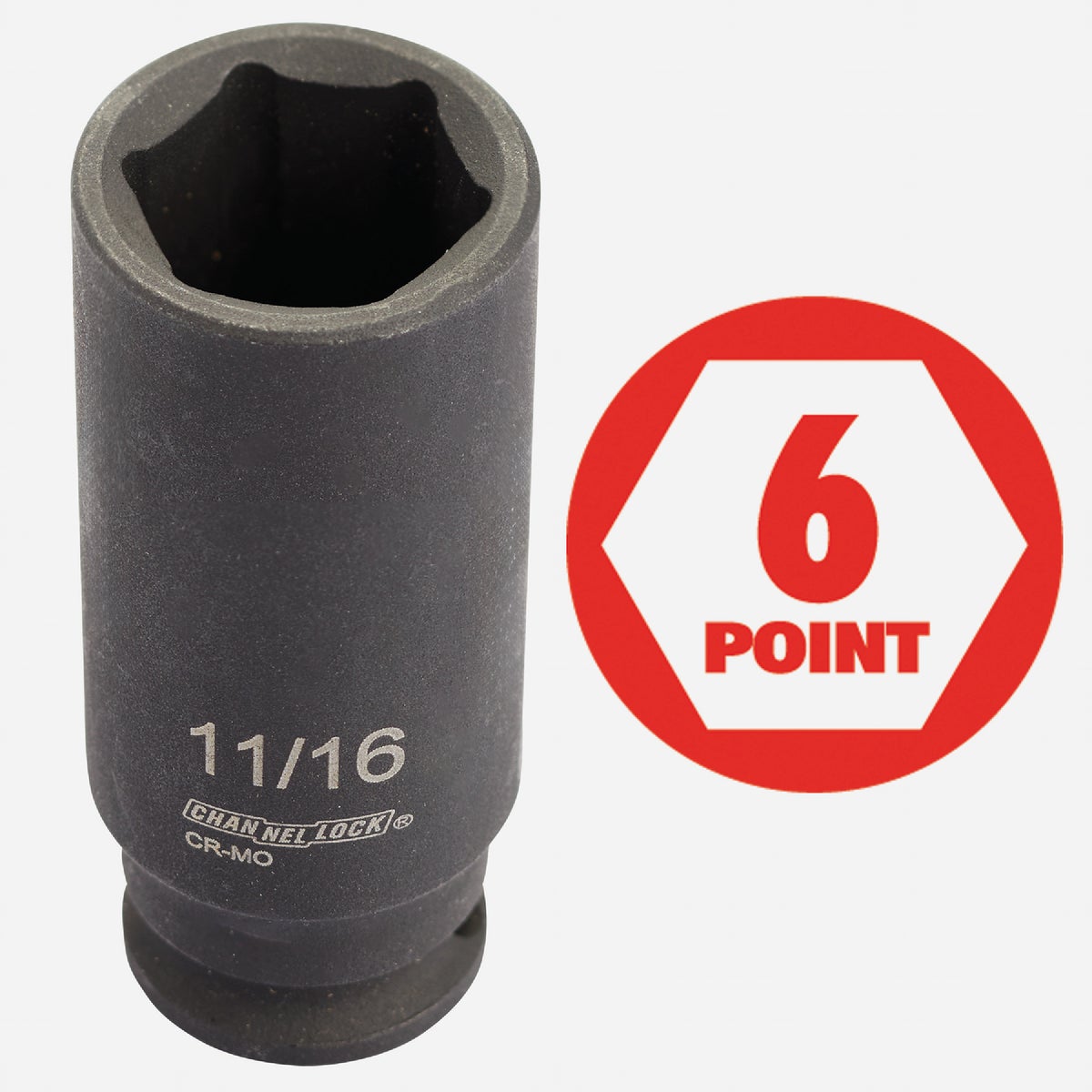 Channellock SAE 1/2 In. Drive 6-Point Deep Impact Driver Set (8-Piece) Image 2