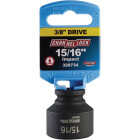 Channellock 3/8 In. Drive 15/16 In. 6-Point Shallow Standard Impact Socket Image 2