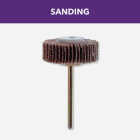 Dremel 3/8 In. 80 Grit Flap Wheel Image 2