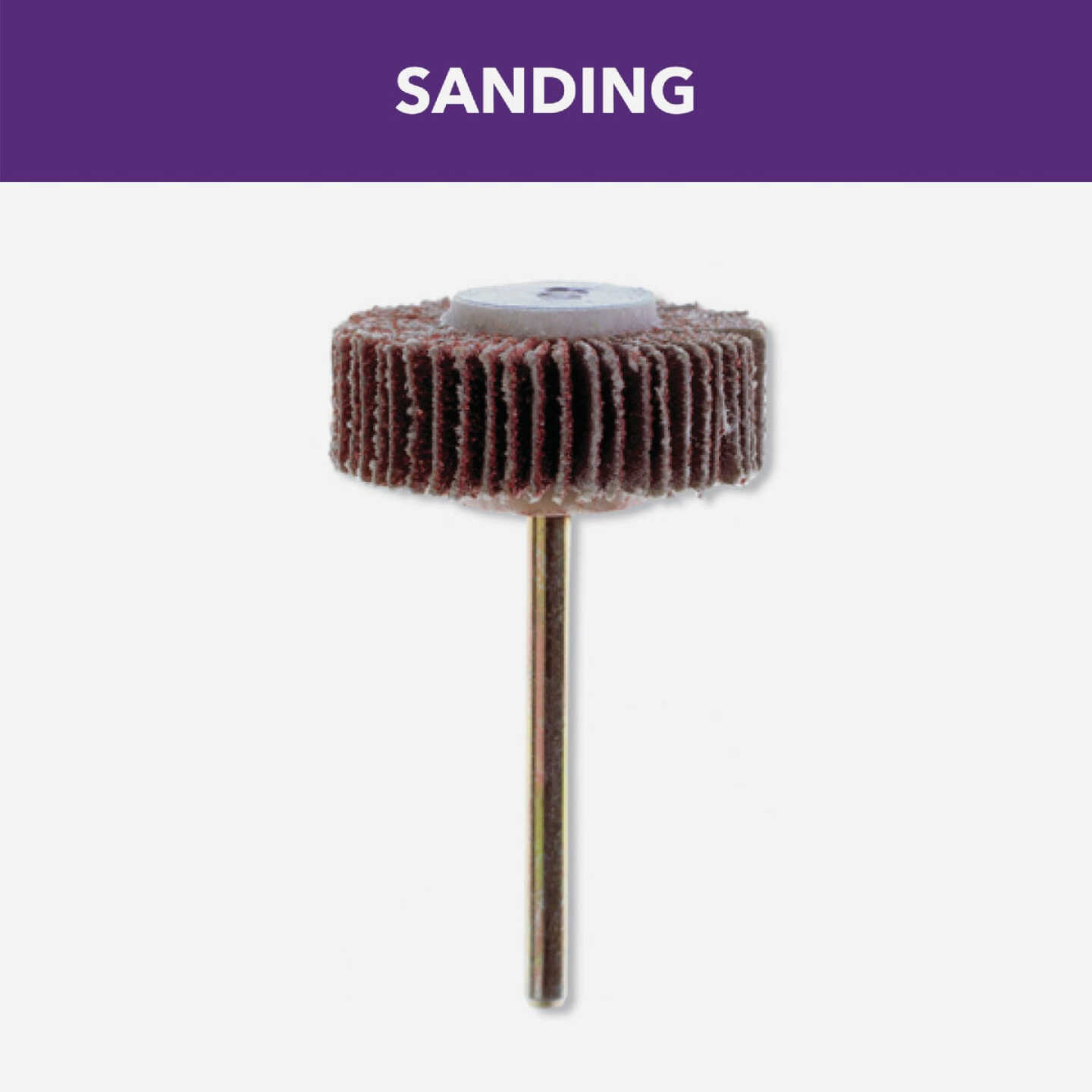 Dremel 3/8 In. 80 Grit Flap Wheel Image 2