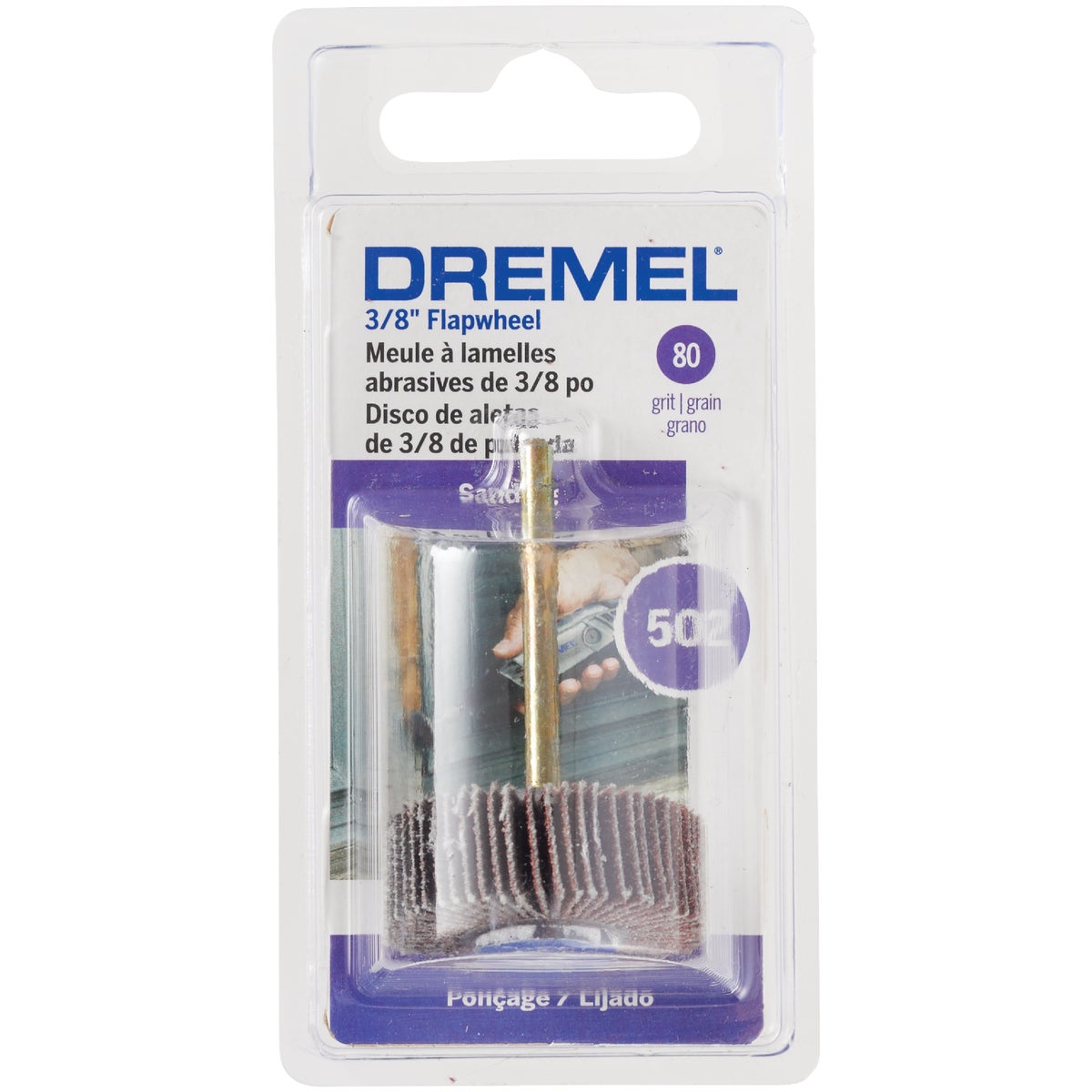 Dremel 3/8 In. 80 Grit Flap Wheel Image 6