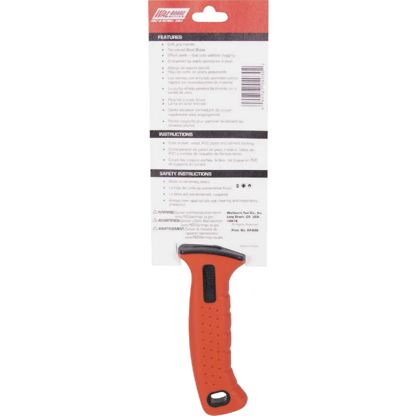 Marshalltown Wal-Board Tools 6 In. Soft Handle Drywall Utility Saw Image 5