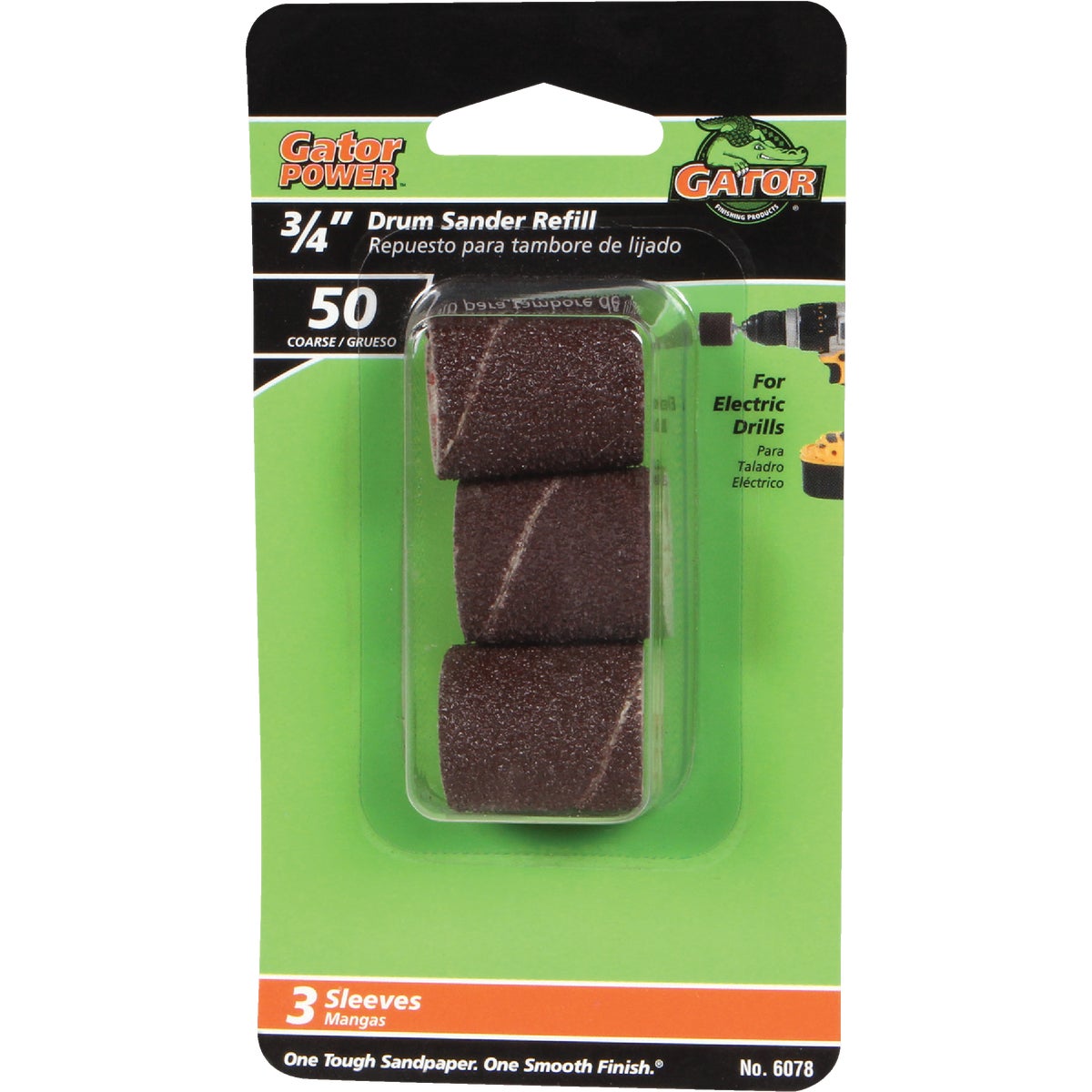 Gator Blade 1 In. x 3/4 In. 50 Grit Drum Sander Refills (3-Pack)