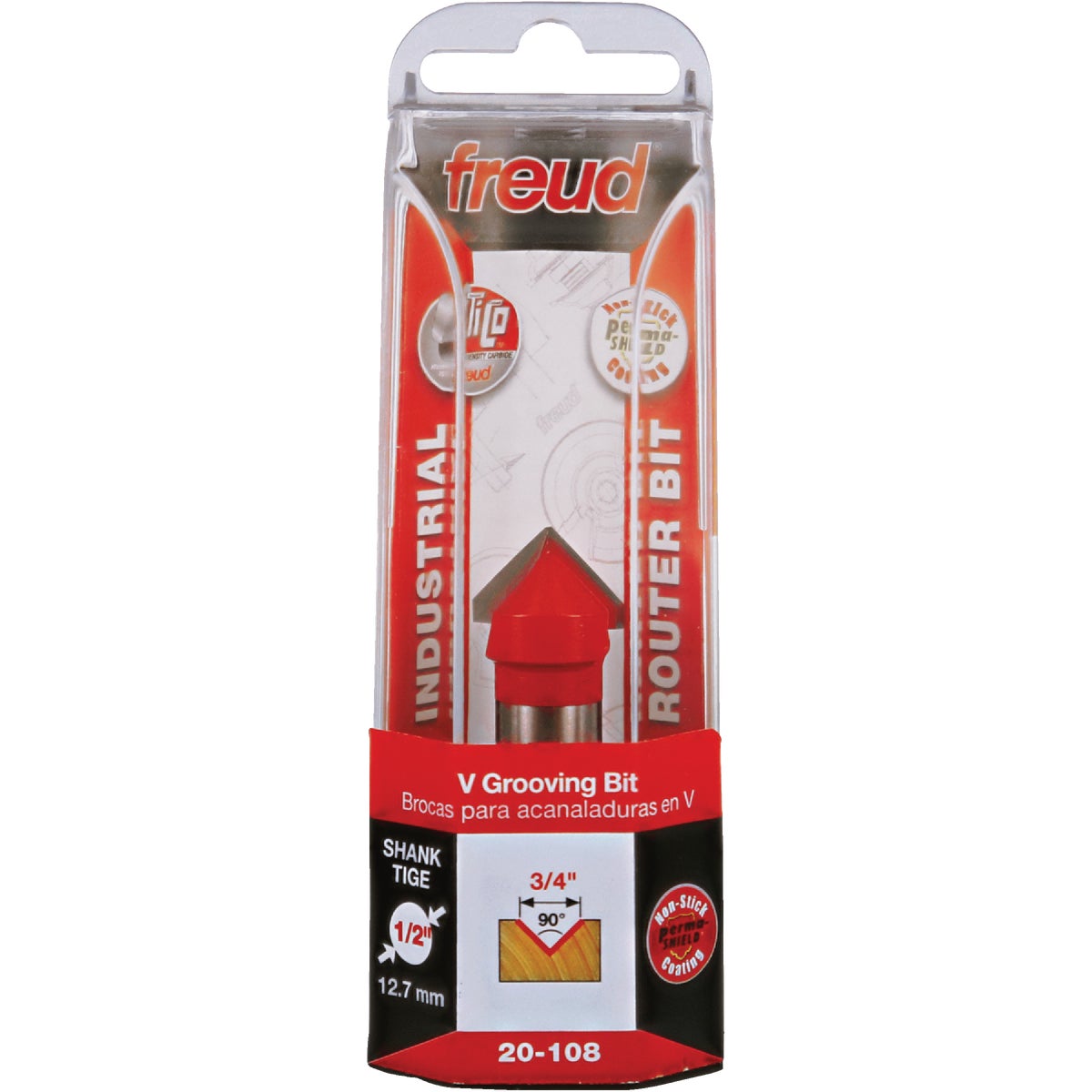 Freud 3/4 In. 90-Degree V-Groove Router Bit