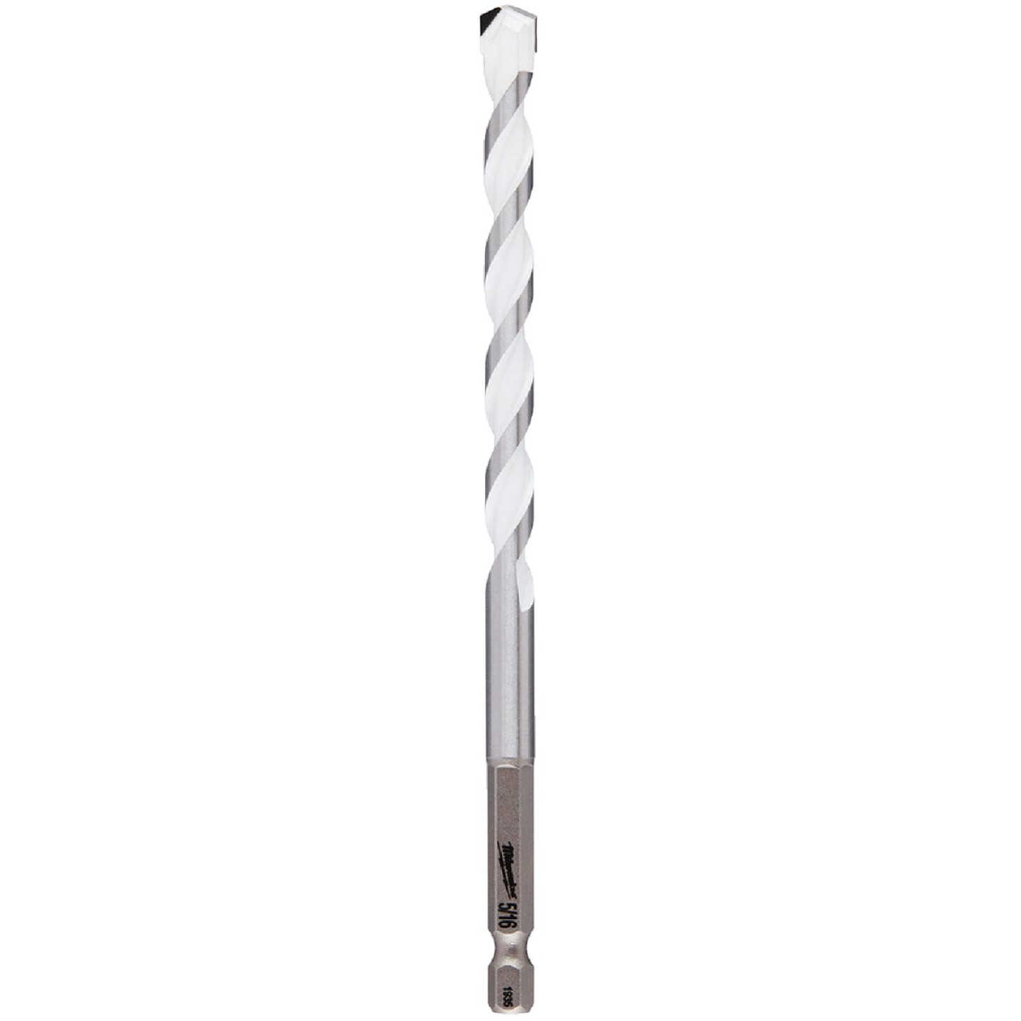Milwaukee SHOCKWAVE 5/16 In. x 6 In. Impact Duty Carbide Multi-Material Hex Shank Drill Bit Image 1