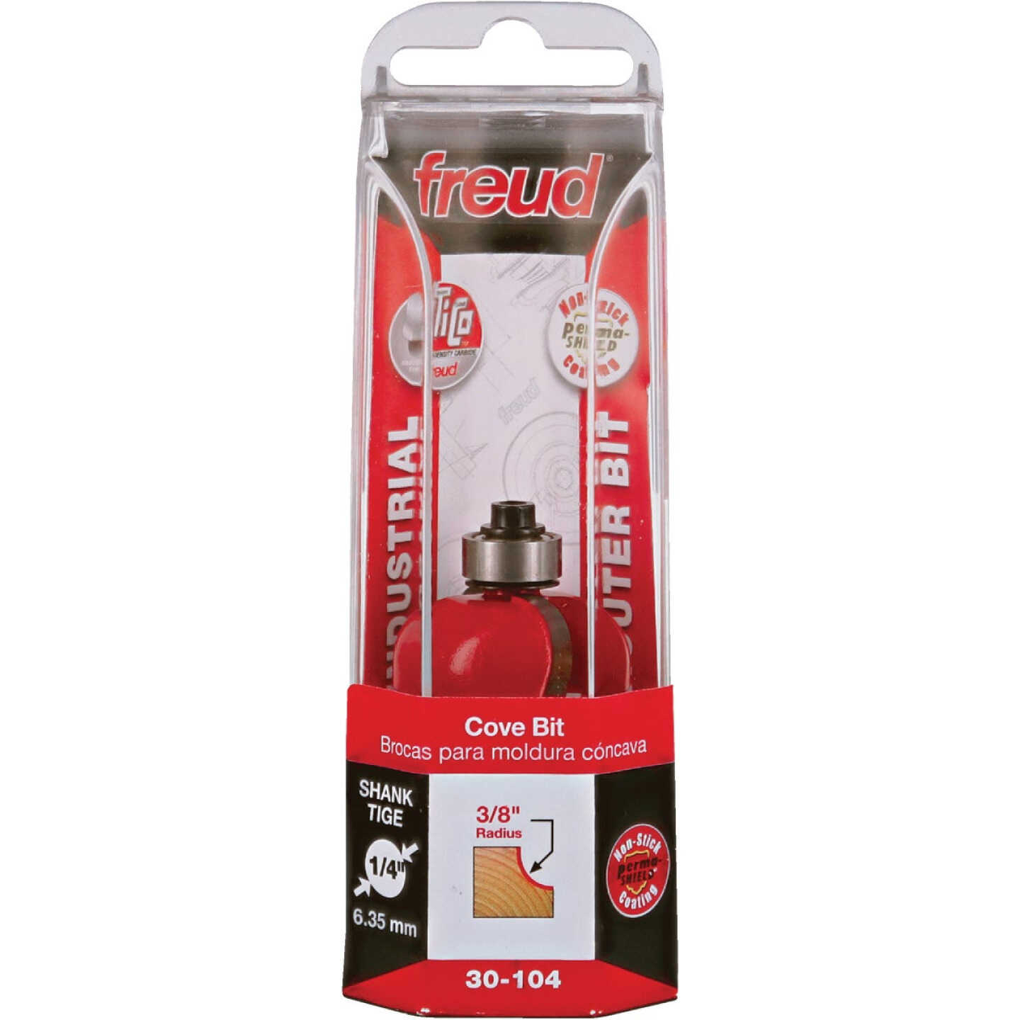 Freud 3/8 In. Radius Cove Router Bit Image 1