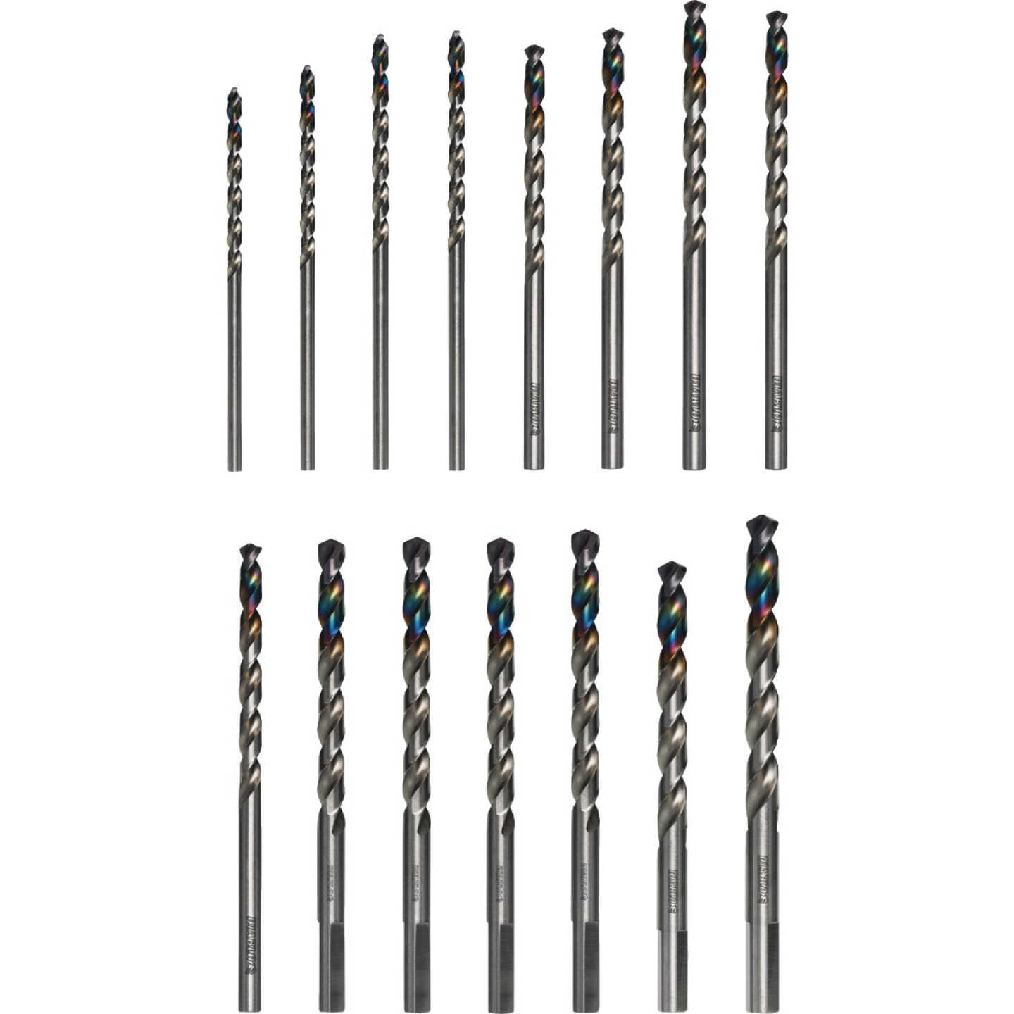 Diablo Metal Demon Drill Bit Set for Mild, Hardened & Stainless Steels (15-Piece) Image 1