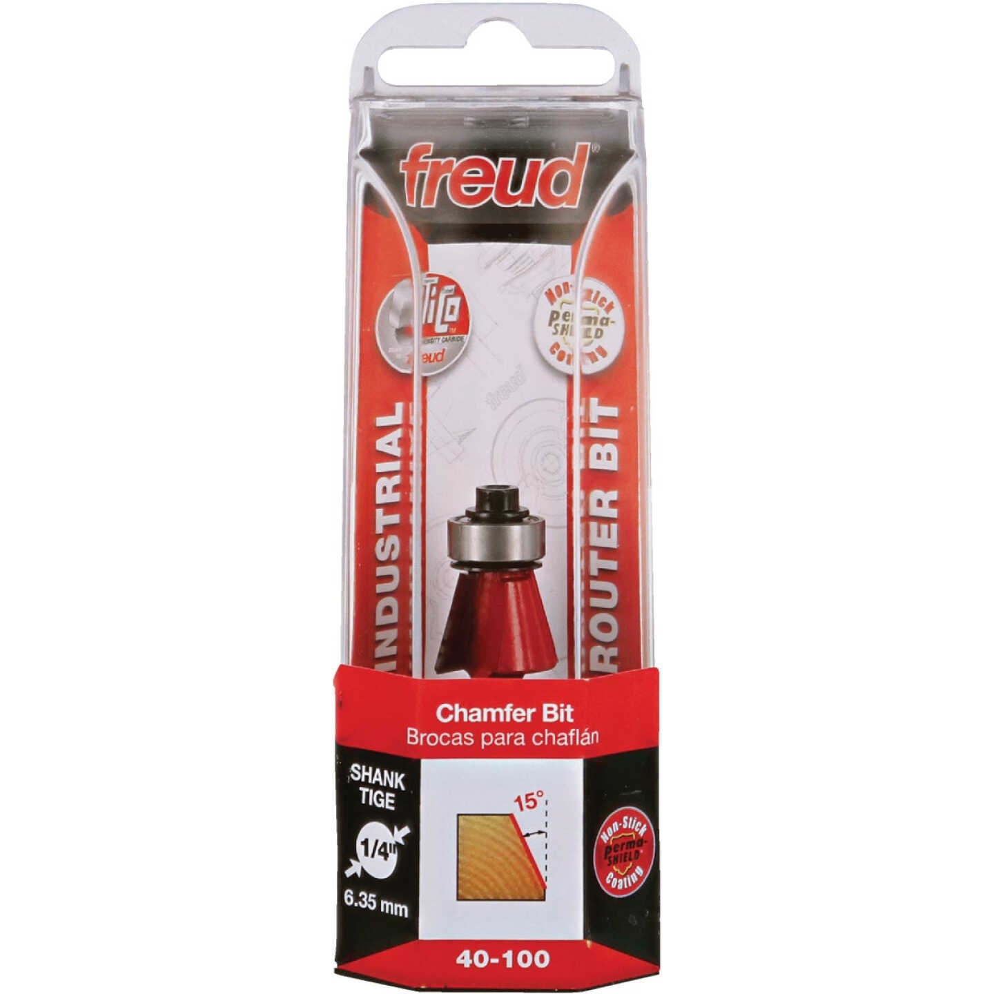 Freud 23/32 In. Chamfer Router Bit Image 1