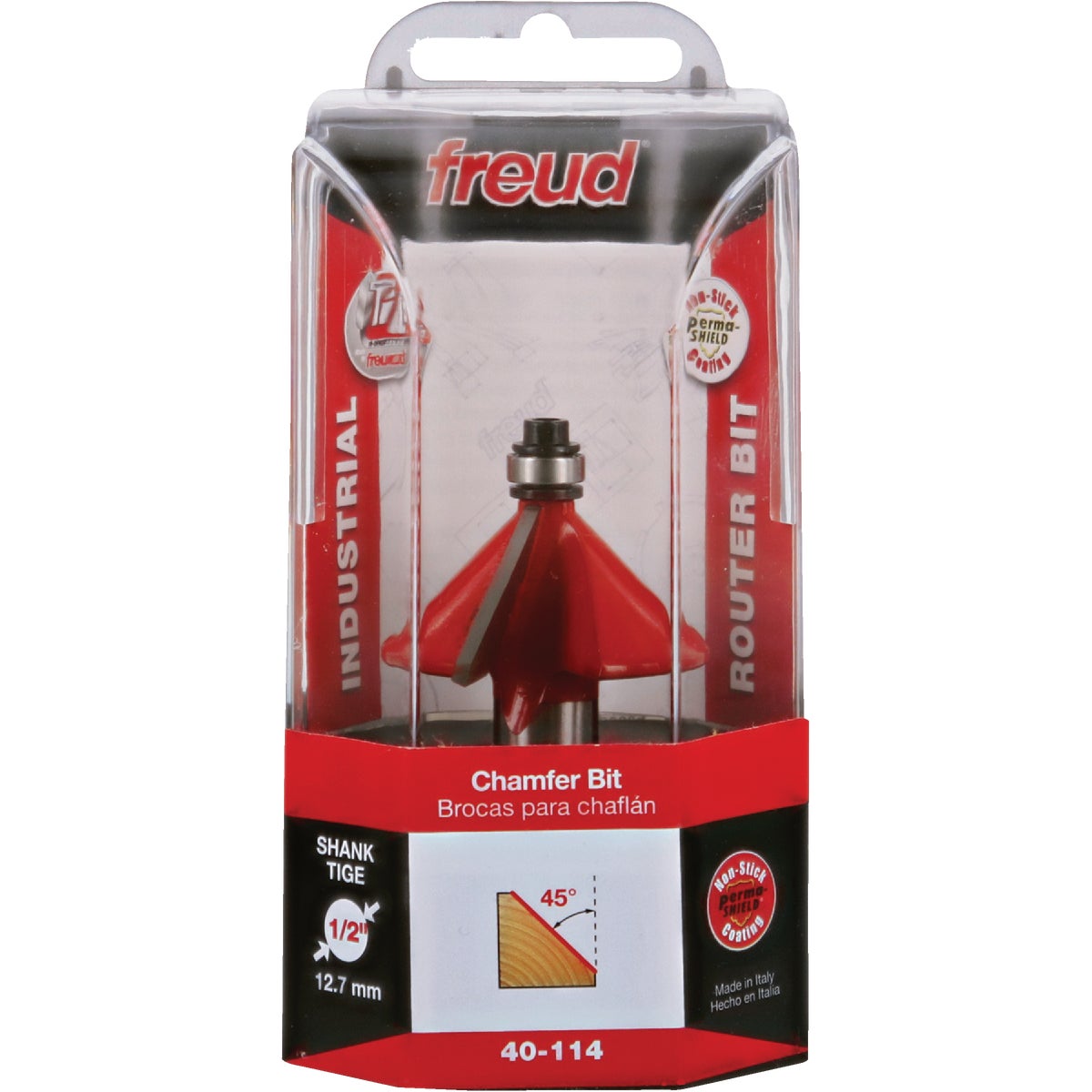 Freud 1-5/8 In. Chamfer Router Bit