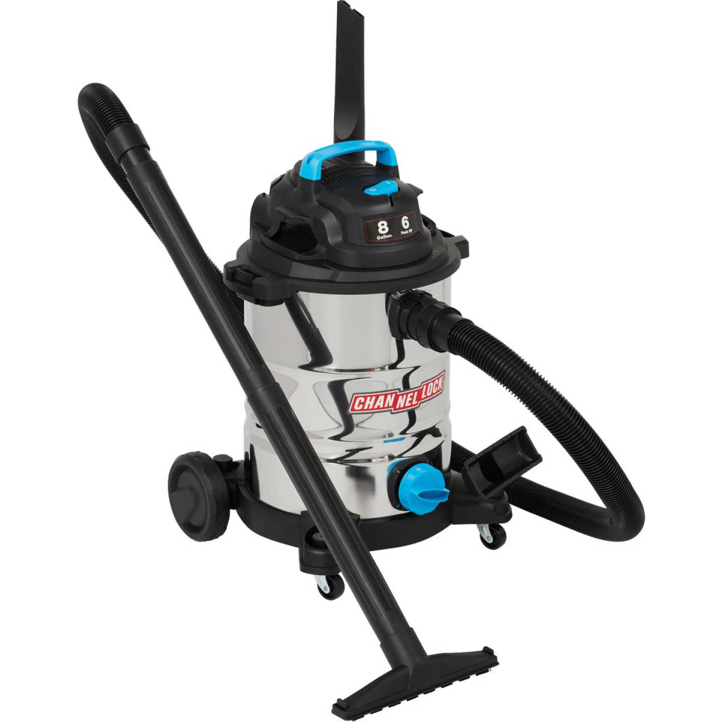 Channellock 8 Gal. 6.0-Peak HP Stainless Steel Wet/Dry Vacuum Image 9