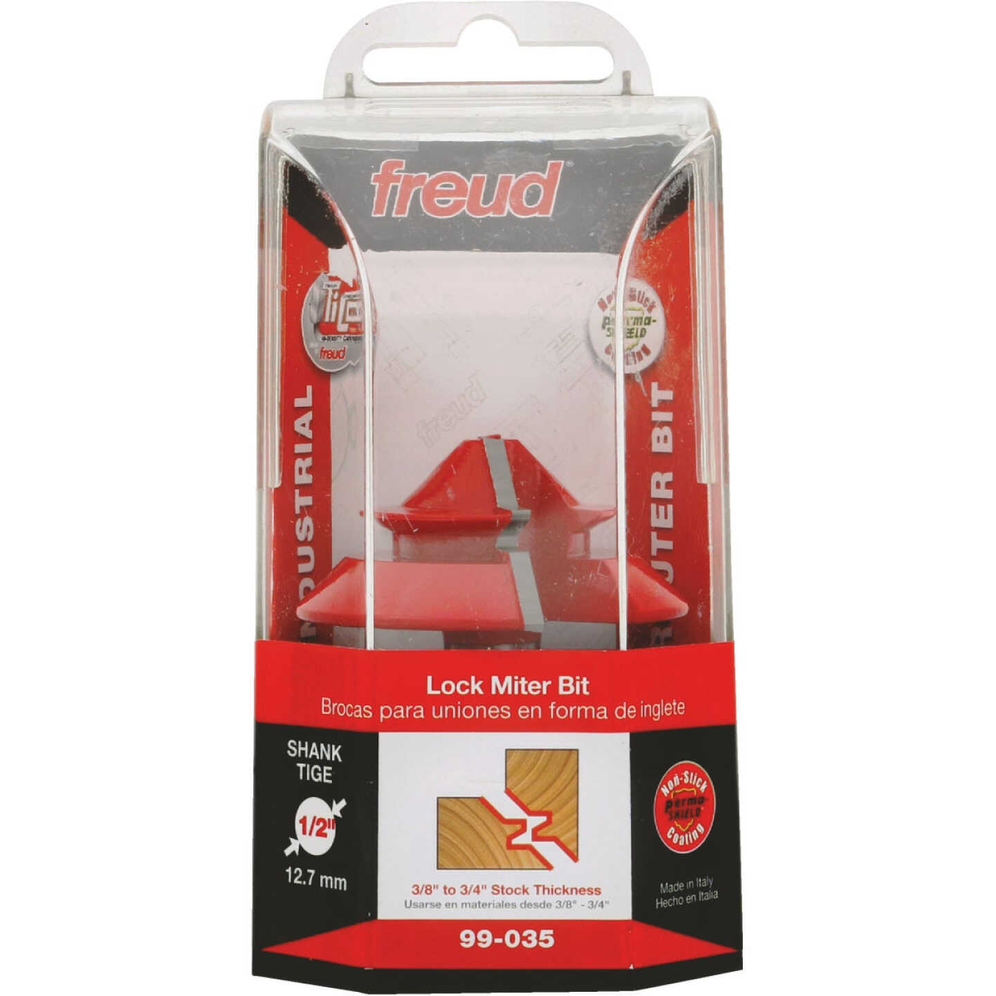 Freud 2-11/64 In. Lock Miter Router Bit Image 1