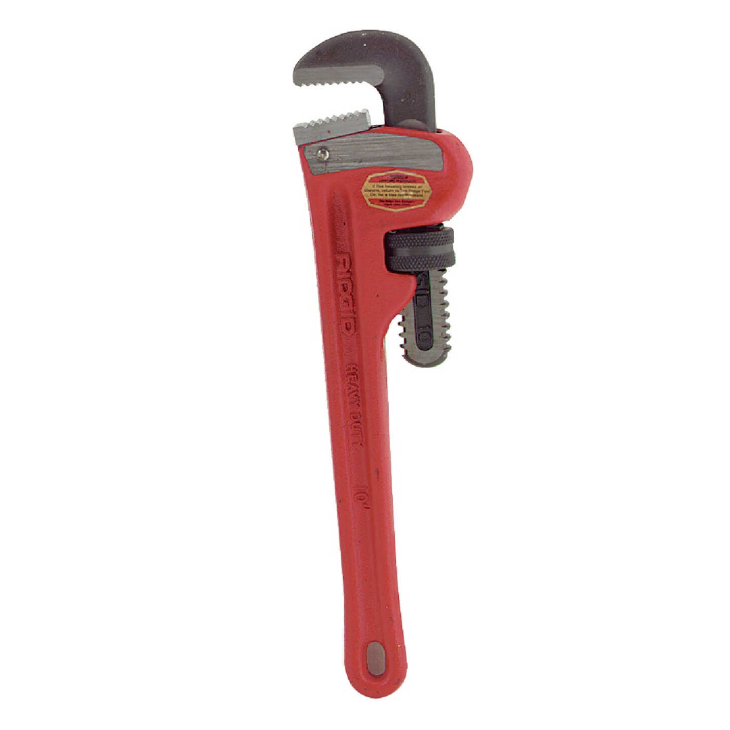 Ridgid 10 In. Cast Iron Heavy-Duty Pipe Wrench Image 1
