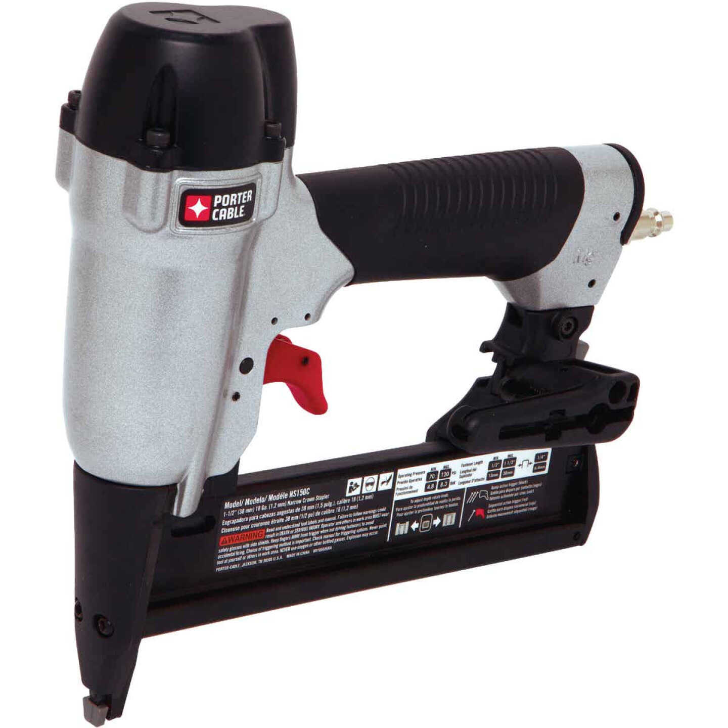 Porter Cable 18-Gauge 1/4-In. Crown 1-1/2 In. Finish Stapler Kit Image 1