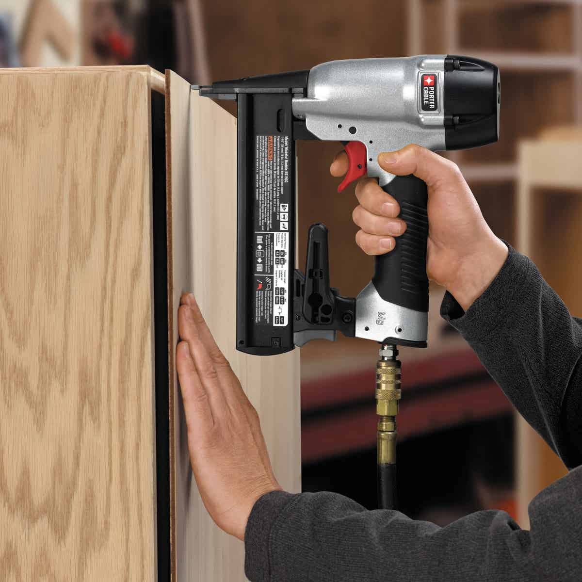 Porter Cable 18-Gauge 1/4-In. Crown 1-1/2 In. Finish Stapler Kit Image 2