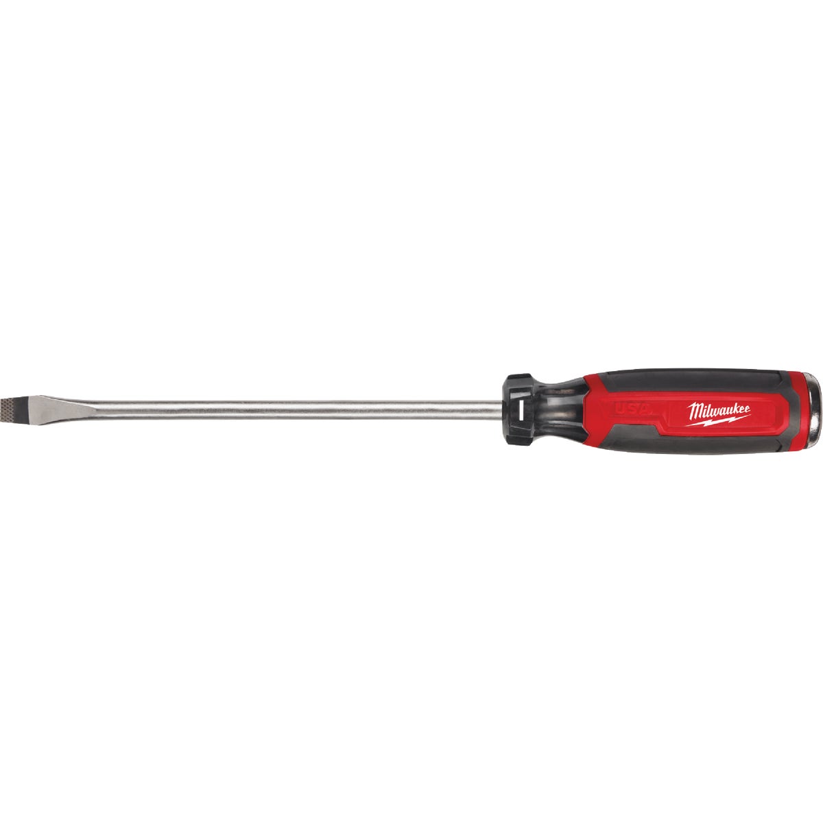 Milwaukee 3/8 In. x 8 In. Slotted Demolition Screwdriver with Cushion Grip Image 6