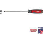 Milwaukee 3/8 In. x 8 In. Slotted Demolition Screwdriver with Cushion Grip Image 1