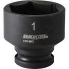 Channellock 3/8 In. Drive 1 In. 6-Point Shallow Standard Impact Socket Image 1