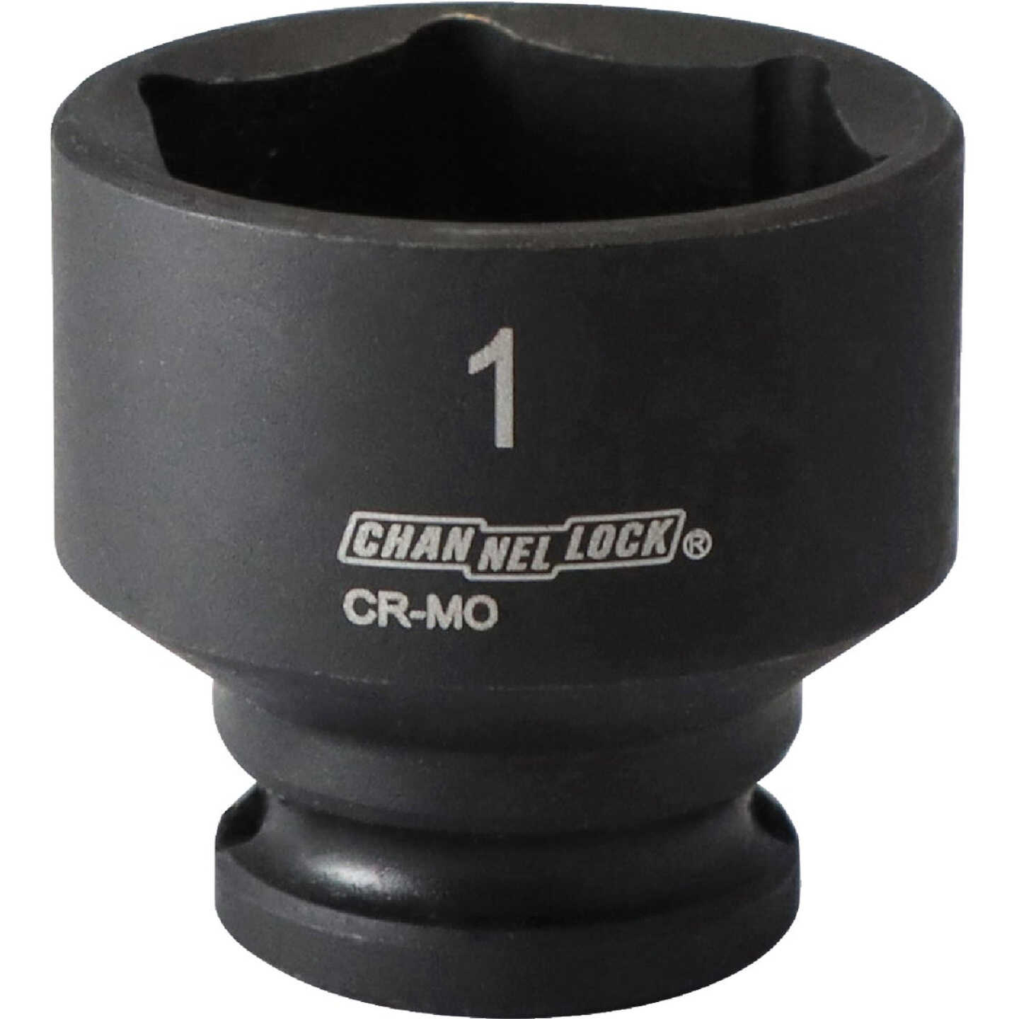 Channellock 3/8 In. Drive 1 In. 6-Point Shallow Standard Impact Socket Image 1