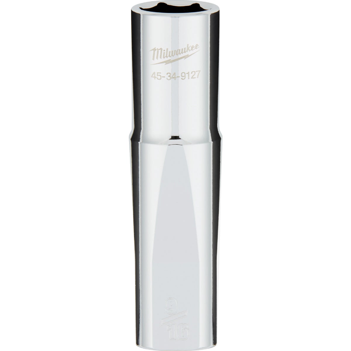 Milwaukee 1/2 In. Drive 9/16 In. 6-Point Deep Standard Socket with FOUR FLAT Sides