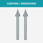 Dremel 1/4 In. High Speed Steel High-Speed Cutter Image 2