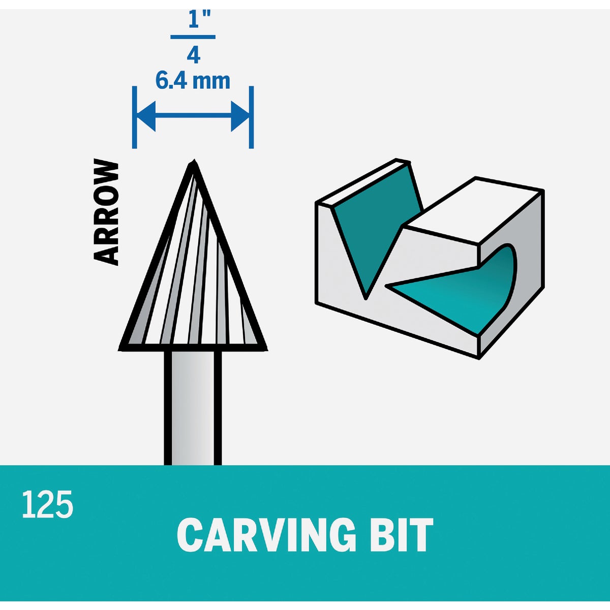 Dremel 1/4 In. High Speed Steel High-Speed Cutter Image 3