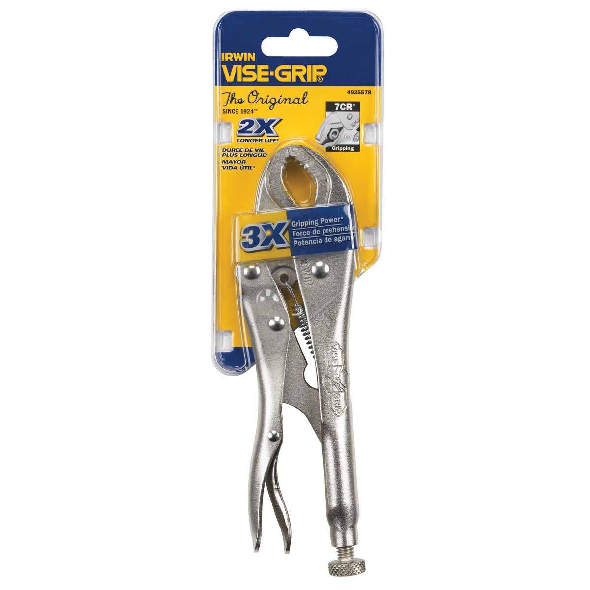 Irwin Vise-Grip The Original 7 In. Curved Jaw Locking Pliers Image 2
