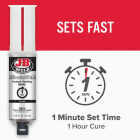 J-B Weld 0.85 Oz. MinuteWeld Epoxy, Syringe Image 5