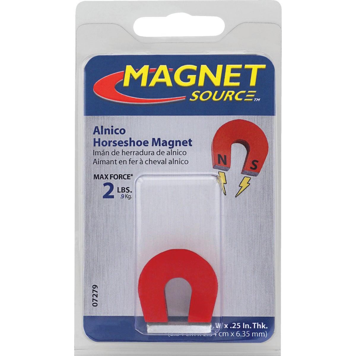 Master Magnetics 2 Lb. 1 in. Horseshoe Magnet Image 4
