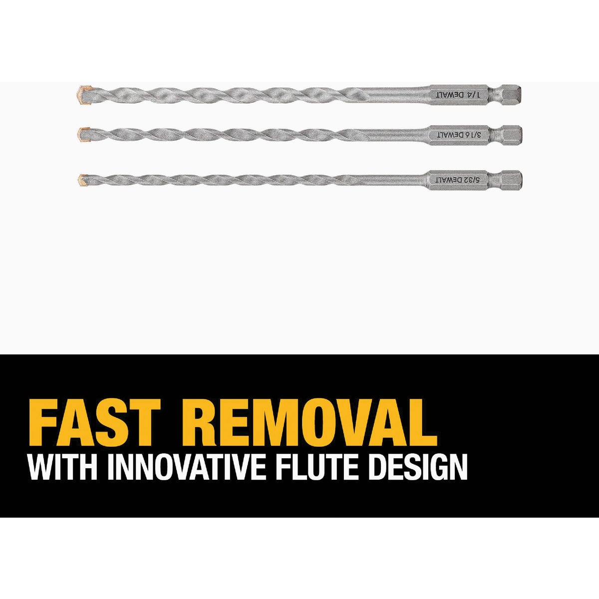 DEWALT Masonry Drill Bit Set (3-Piece) Image 4
