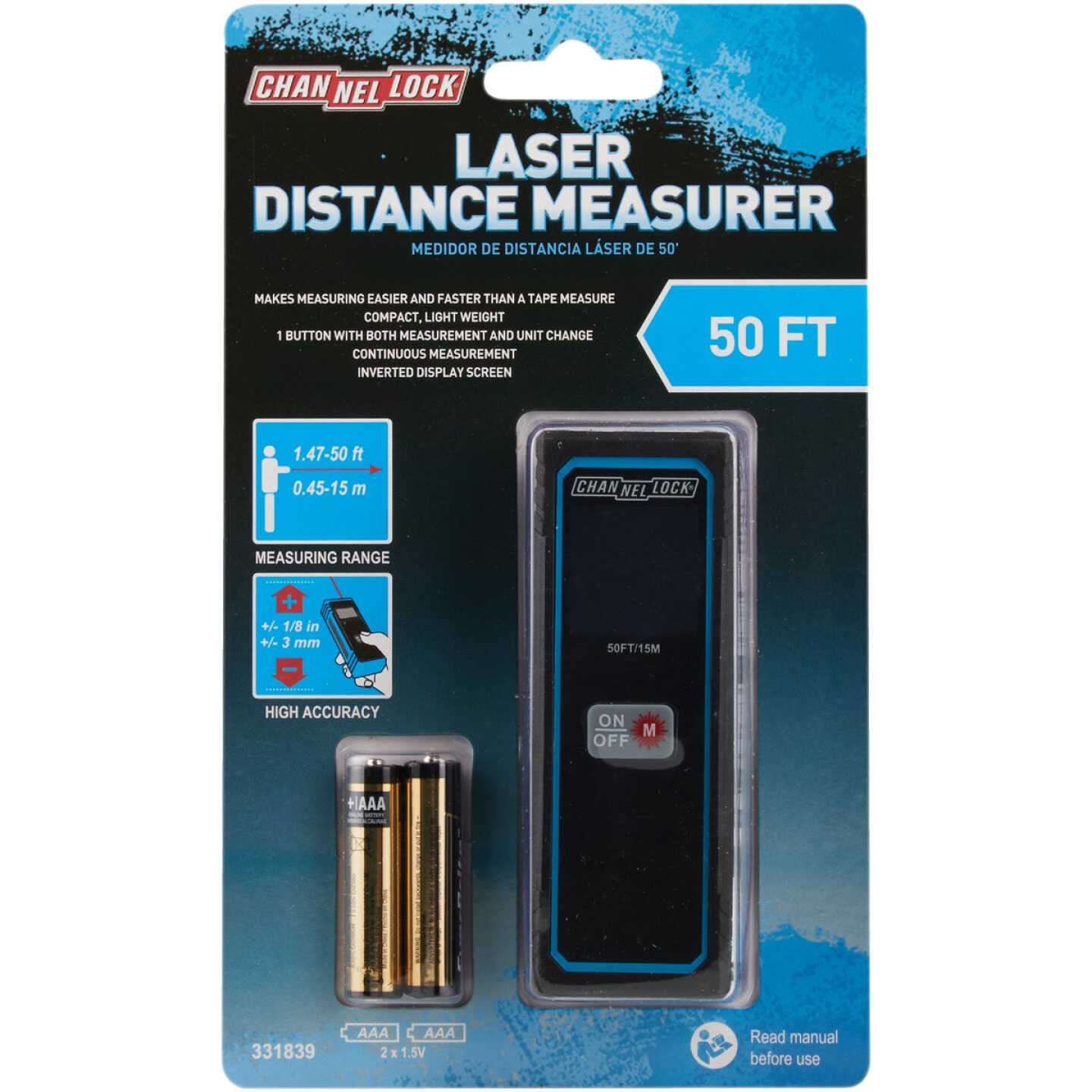 Channellock 50 Ft. Handheld Laser Distance Measurer Image 2