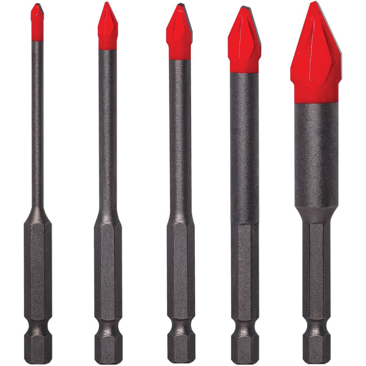 Diablo Carbide Tipped Glass, Tile & Stone Drill Bit Set (5-Piece) Image 3