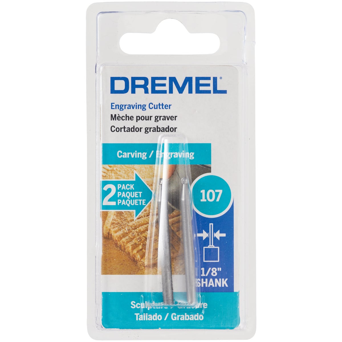 Dremel 3/32 In. Engraving Cutter, (2-Pack) Image 2