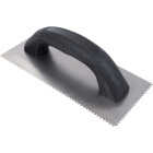 Roberts 9 In. x 1/8 In. x 1/16 In. Steel Economy Flat Top V-Notched Trowel Image 1