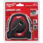 Milwaukee 100 Ft. Metal Closed Case Reel Tape Image 2