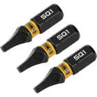 DEWALT FlexTorq 1 In. #1 Square Impact Screwdriver Bit (3-Pack) Image 4