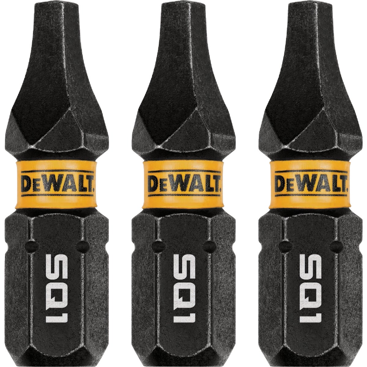 DEWALT FlexTorq 1 In. #1 Square Impact Screwdriver Bit (3-Pack)
