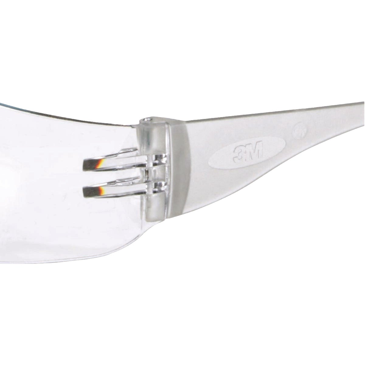 3M Clear Frame Safety Glasses with Anti-Scratch Clear Lenses Image 6