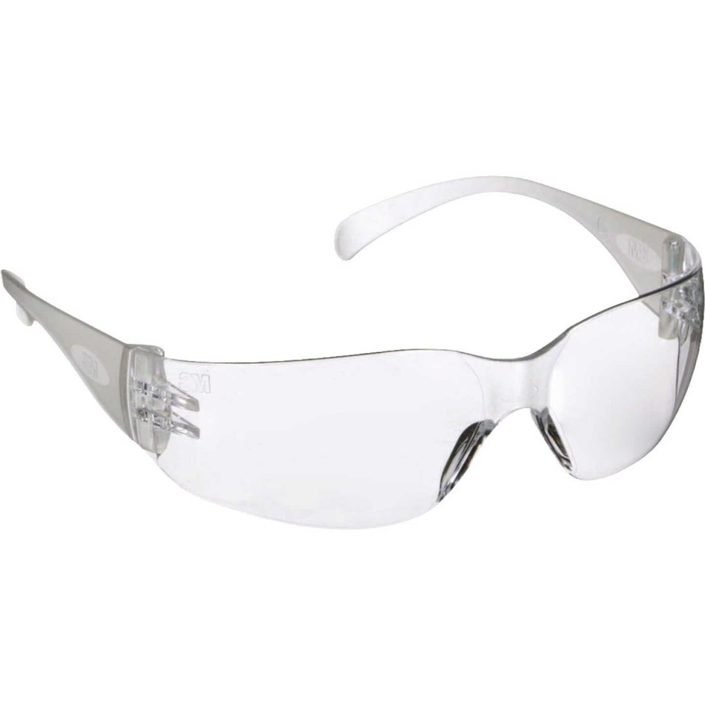 3M Clear Frame Safety Glasses with Anti-Scratch Clear Lenses Image 3
