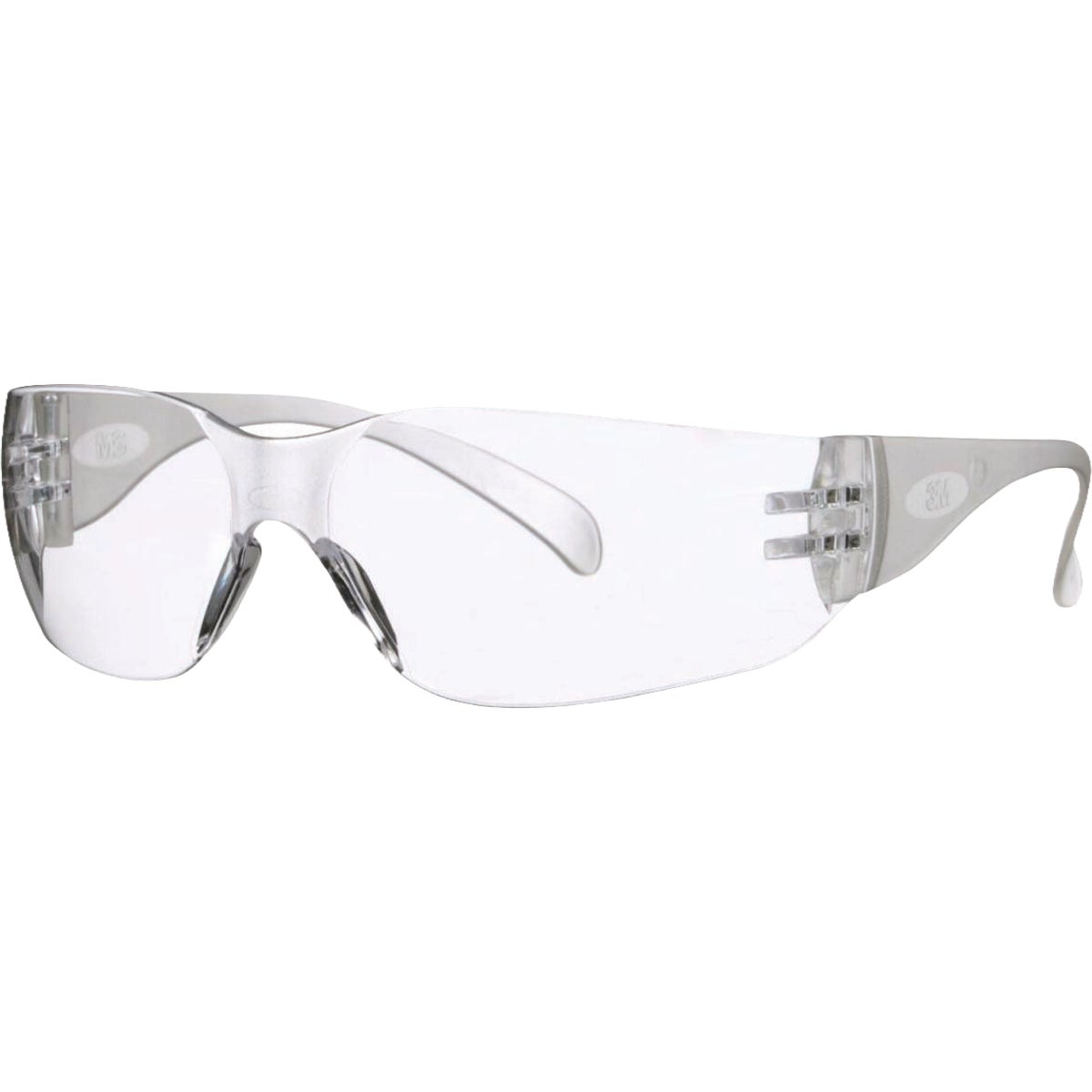 3M Clear Frame Safety Glasses with Anti-Scratch Clear Lenses Image 4