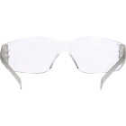 3M Clear Frame Safety Glasses with Anti-Scratch Clear Lenses Image 1