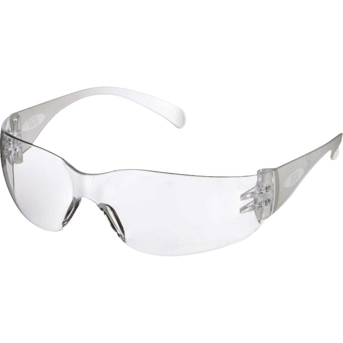 3M Clear Frame Safety Glasses with Anti-Scratch Clear Lenses Image 2