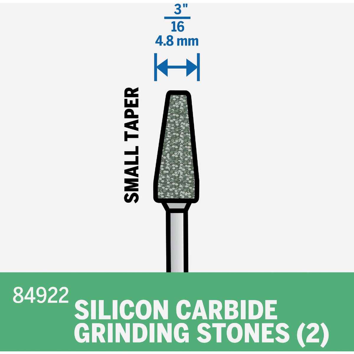 Dremel 3/16 In. Silicon Carbide Grinding Stone Image 5