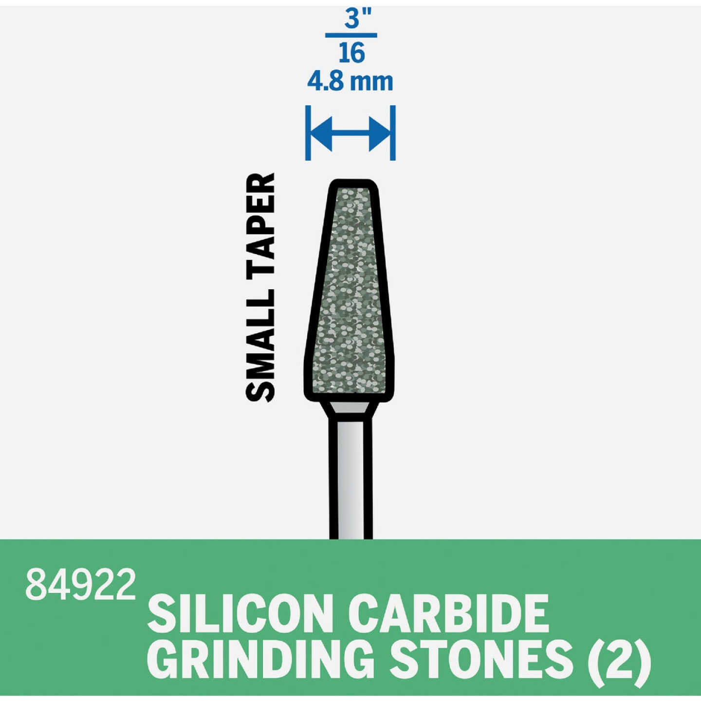 Dremel 3/16 In. Silicon Carbide Grinding Stone Image 5