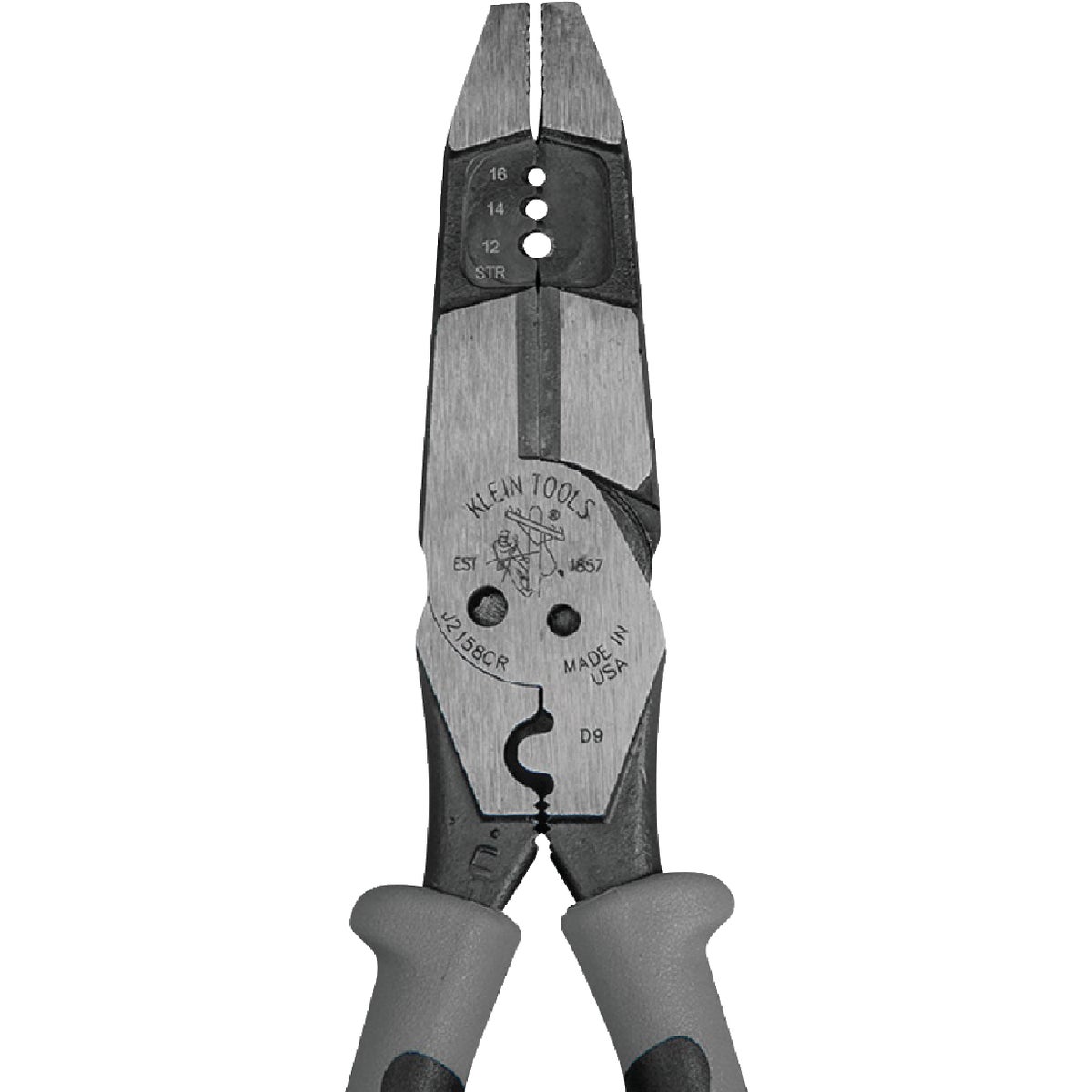 Klein 8 In. Hybrid Pliers Crimper & Stripper Image 6