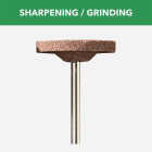 Dremel 1 In. Aluminum Oxide Grinding Stone Image 2