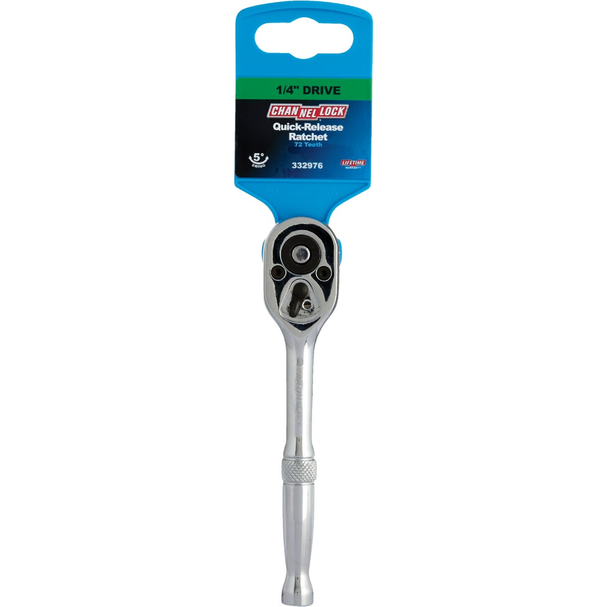 Channellock 1/4 In. Drive 72-Tooth Quick Release Ratchet Image 2