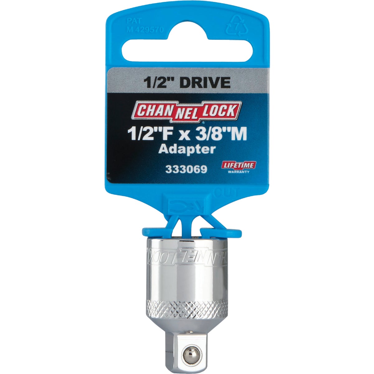 Channellock 1/2 In. F x 3/8 In. M Socket Adapter Image 2