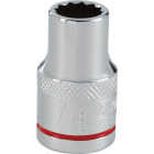Channellock 1/2 In. Drive 7/16 In. 12-Point Shallow Standard Socket Image 1